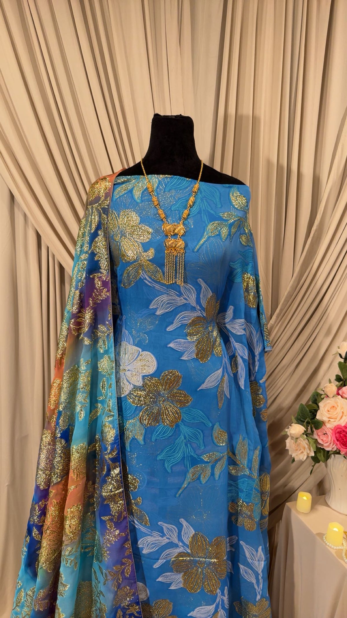 Sapphire Bloom Fransawi Dirac Set
