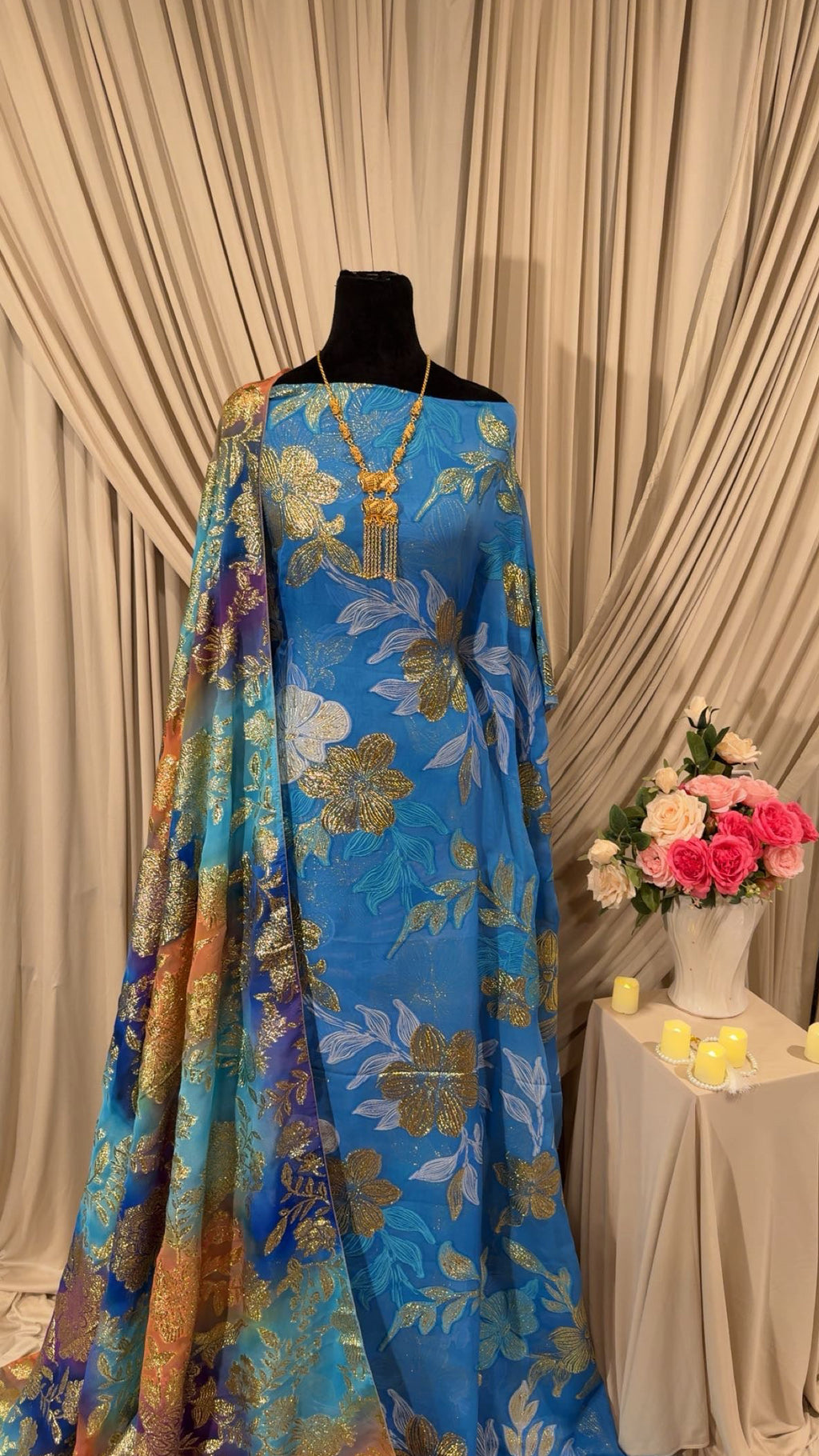 Sapphire Bloom Fransawi Dirac Set